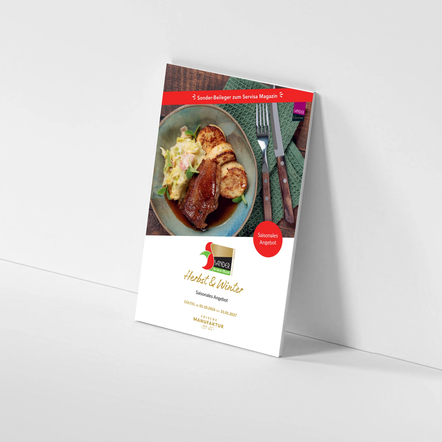 Ob für das tägliche Menü, festliche Buffets oder das Weihnachtsgeschäft – die ausgewählten Spezialitäten im Angebot „Herbst & Winter 2026/2027“ sorgen für abwechslungsreiche Speisekarten und kulinarische Höhepunkte in der kalten Jahreszeit. 